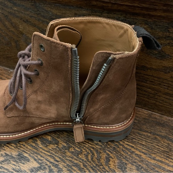 Aquatalia Men’s Leaston Suede Boot (Chestnut) Size 8.5 - Picture 10 of 13